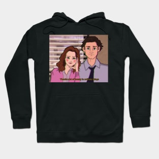 jim and pam true love Hoodie